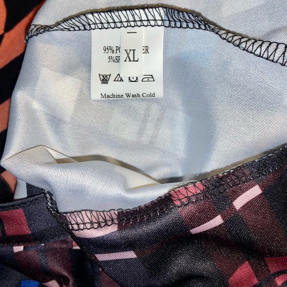 Checkered Flare Leg Overalls/Jumpsuit - Picture 5 of 5